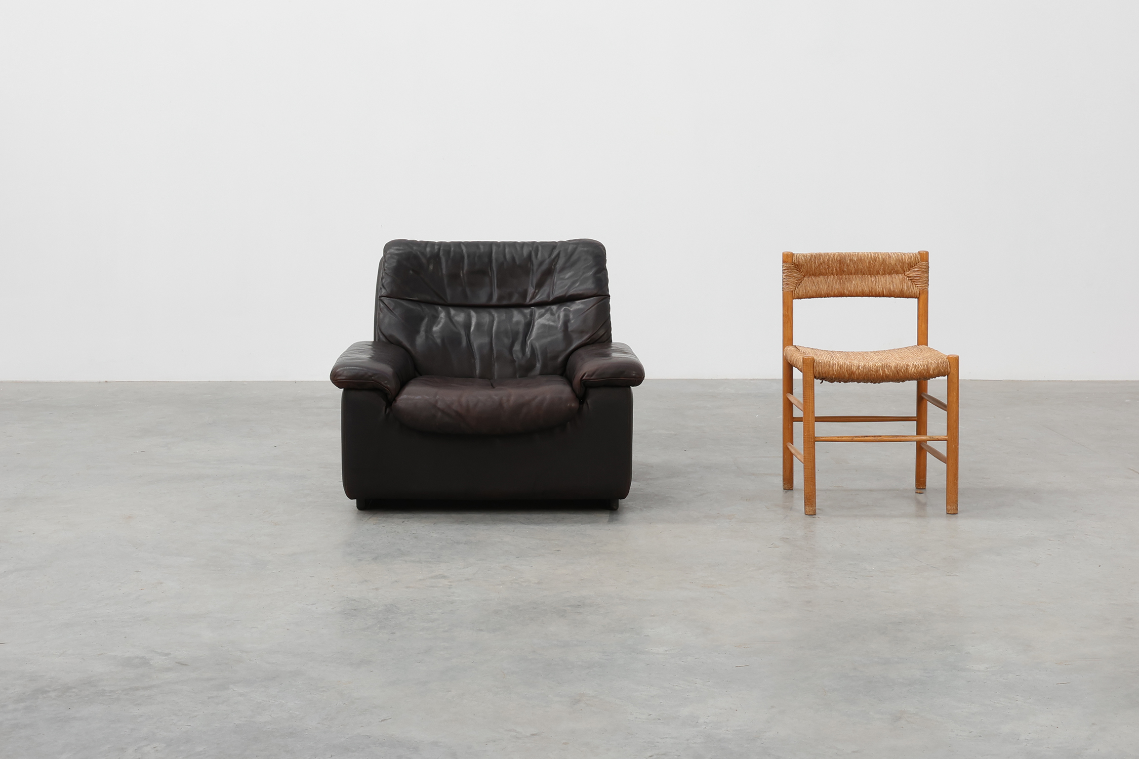 Mid-century De Sede DS‑66 brown leather Relax Chair, Switzerland 1960sthumbnail